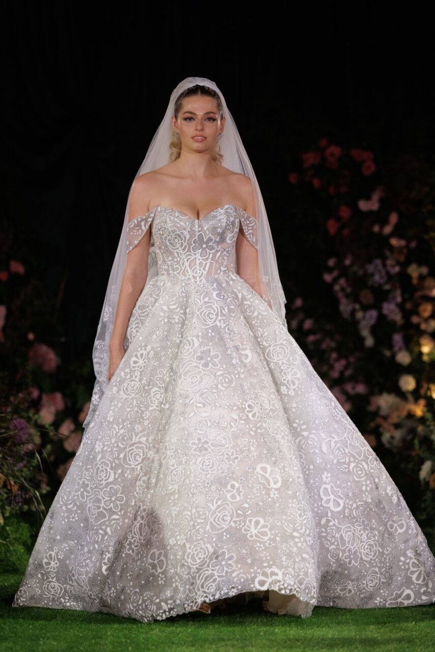 Hayley Paige bridal gown, style HP62611 — Silver Springs
